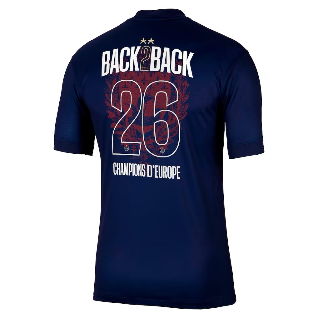 Maillot PSG « Back 2 Back Domicile 25/26