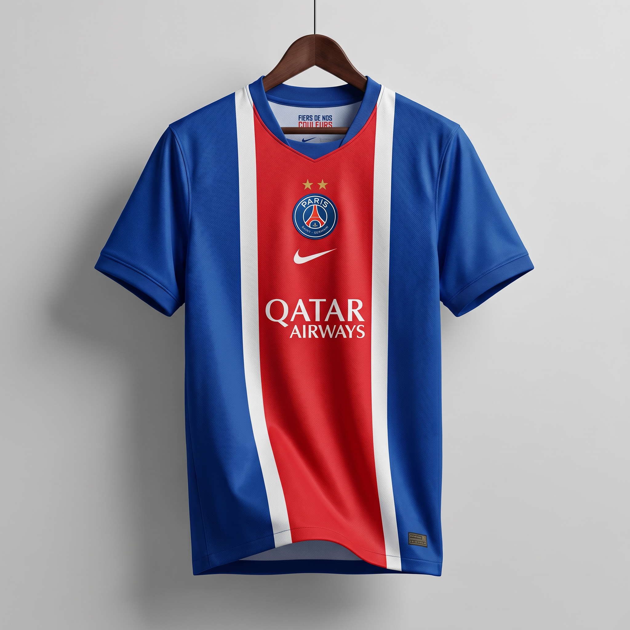 Maillot PSG 2 étoiles | Création MAILLOT100